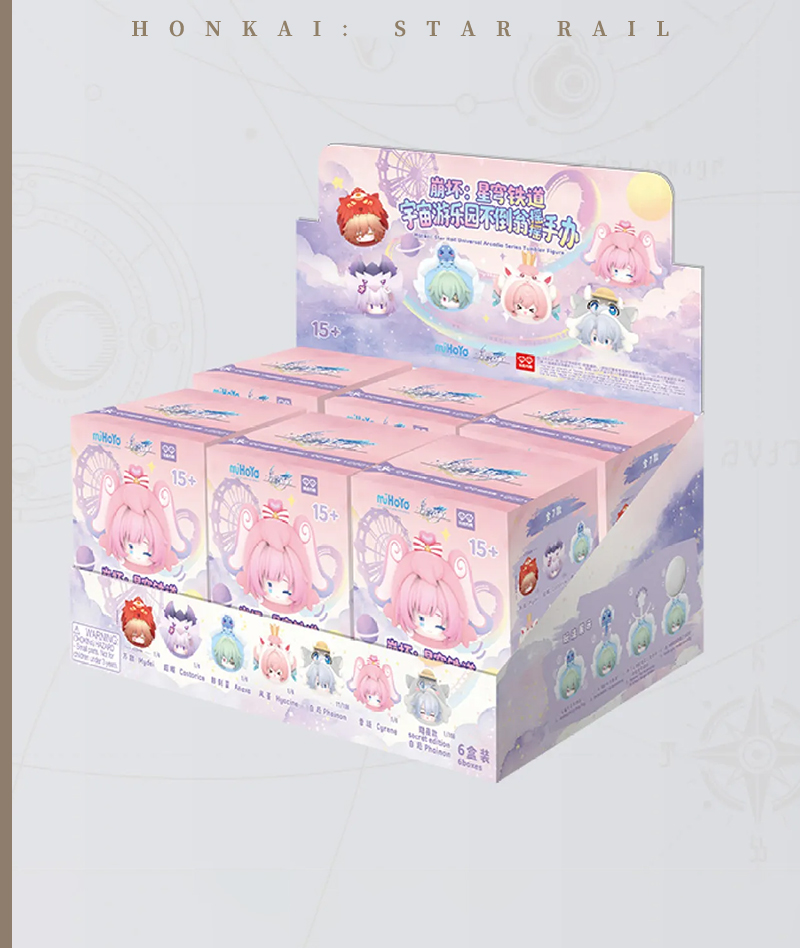 [Official Merch] HSR Roly-Poly Wobbler Blind Box Figures Cosmic Amusement Park