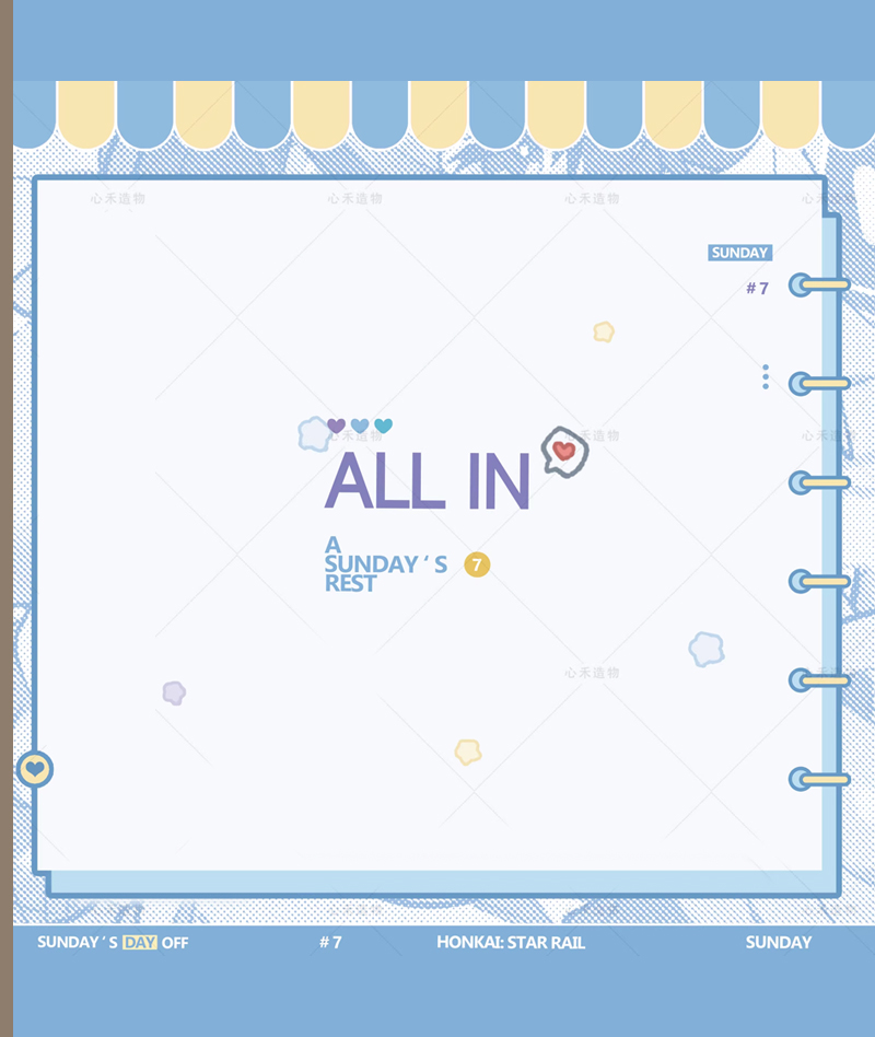 HSR Sunday Collection Badge & Acrylic Shikishi Board