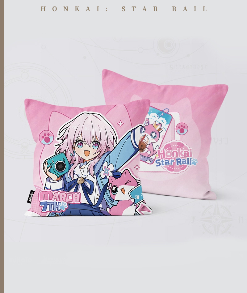 [Official Merch] HSR Chibi Cat Series Throw Pillow
