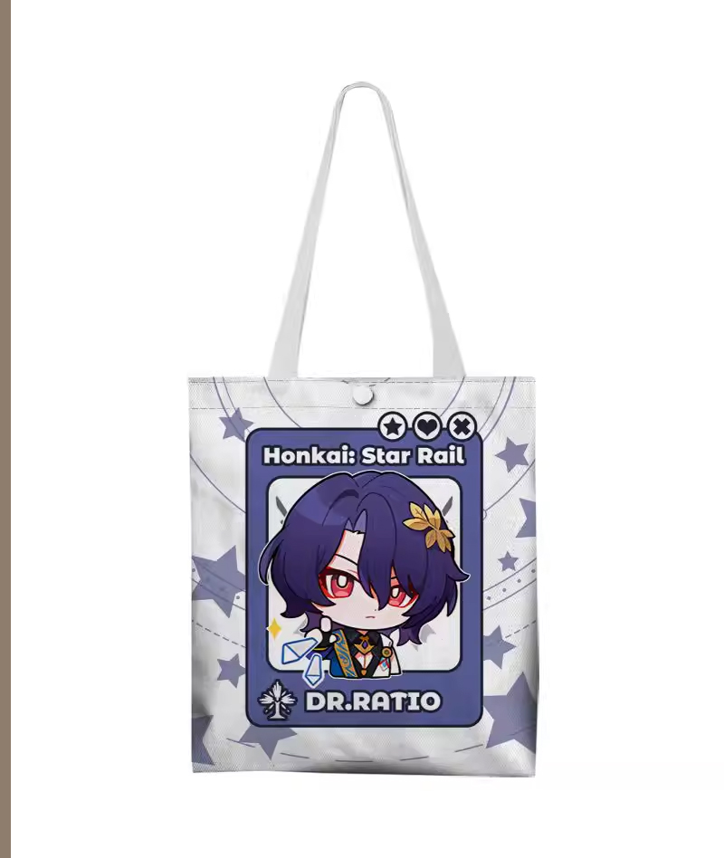 Honkai: Star Rail Chibi Canvas Tote Bag