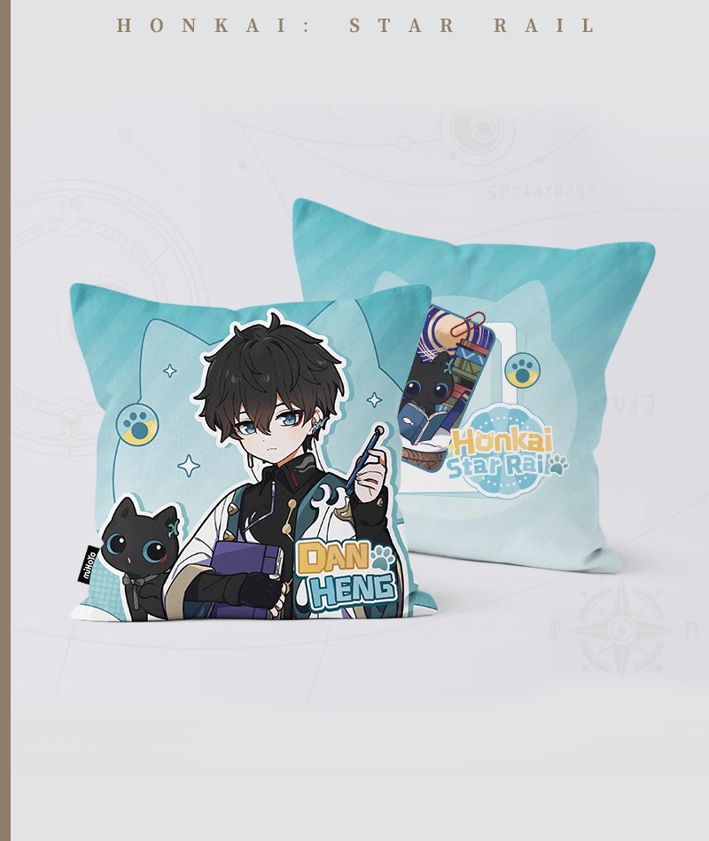 [Official Merch] HSR Chibi Cat Series Throw Pillow