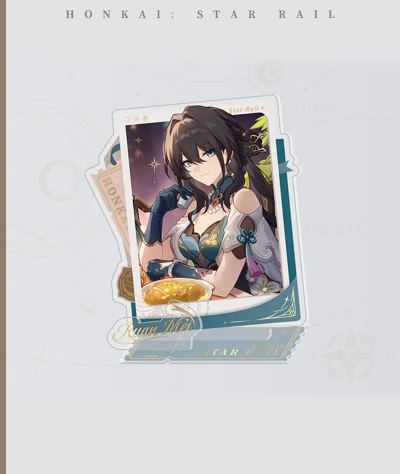 406-[Copy][Official Merch] Honkai: Star Rail Chibi Stand Adventures on the Astral Express