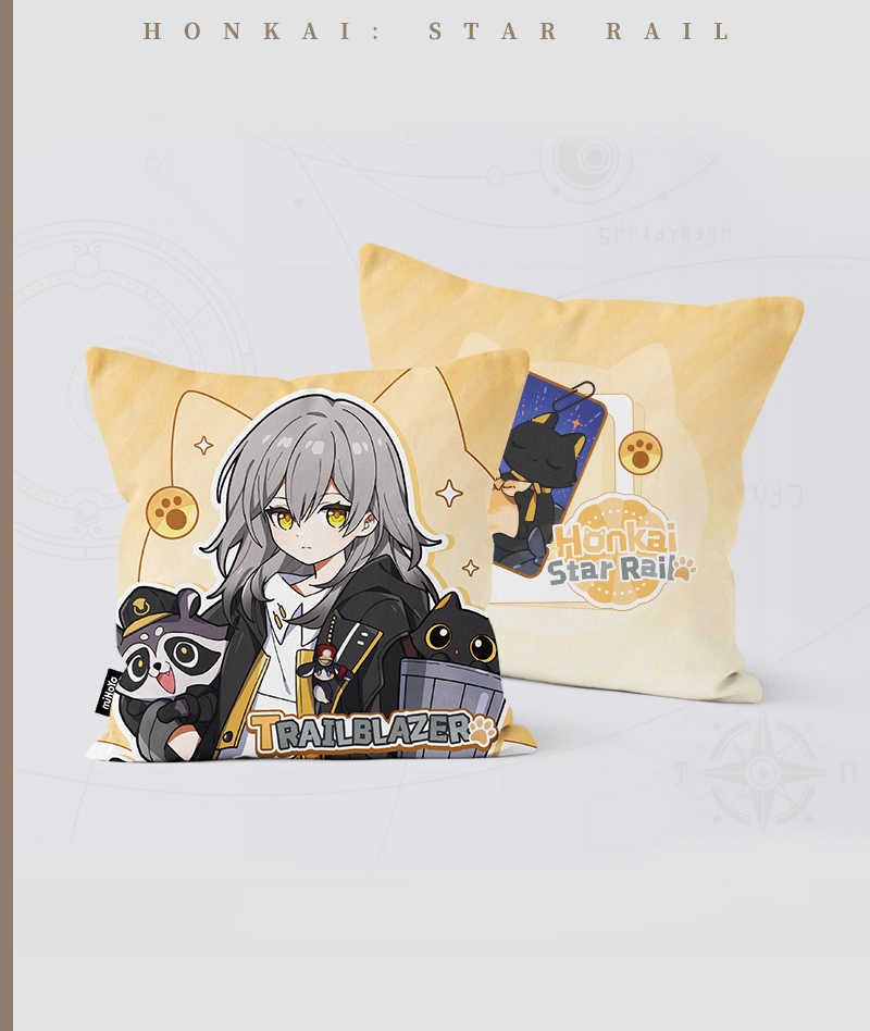 [Official Merch] HSR Chibi Cat Series Throw Pillow