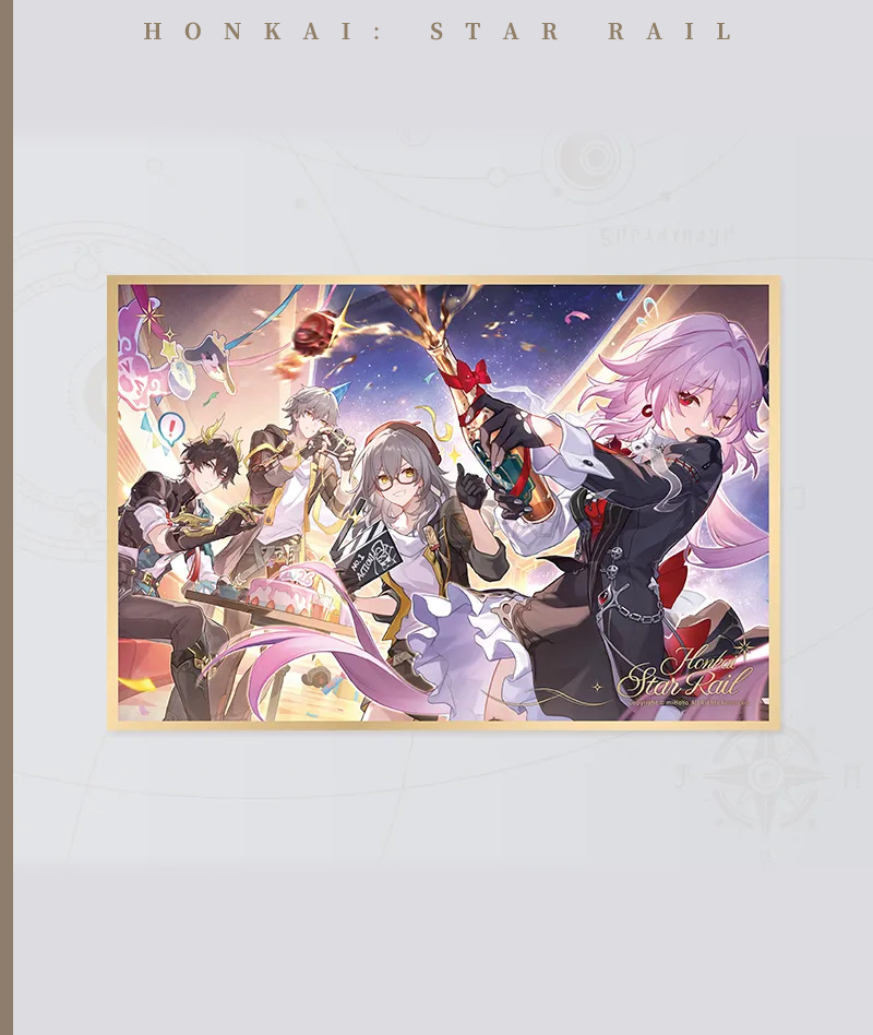 405-[Copy][Official Merch] Honkai: Star Rail Chibi Stand Adventures on the Astral Express