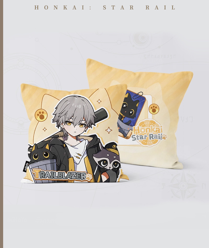[Official Merch] HSR Chibi Cat Series Throw Pillow