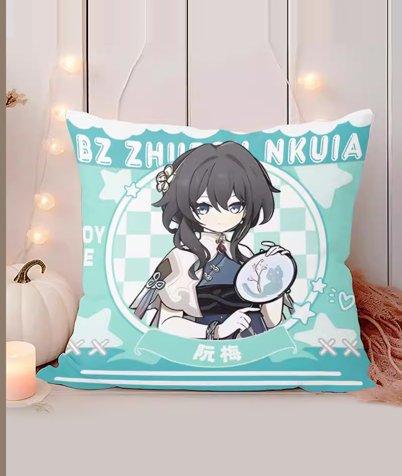 [Copy]Honkai: Star Rail kAFKA & Blade Throw Pillow