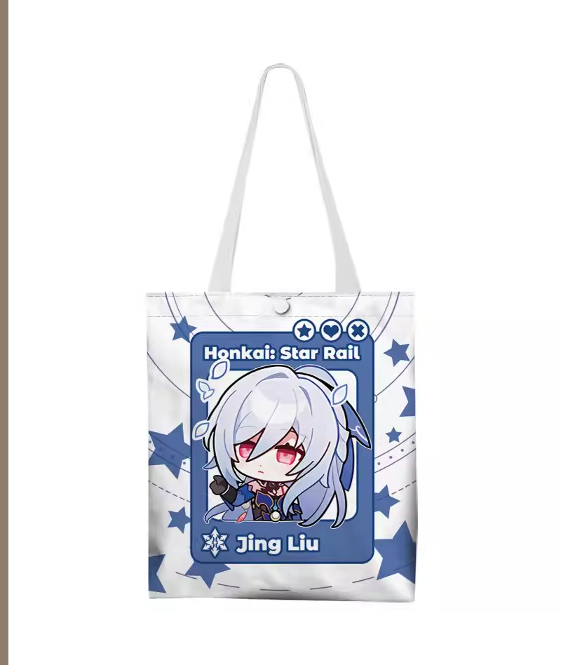 Honkai: Star Rail Chibi Canvas Tote Bag