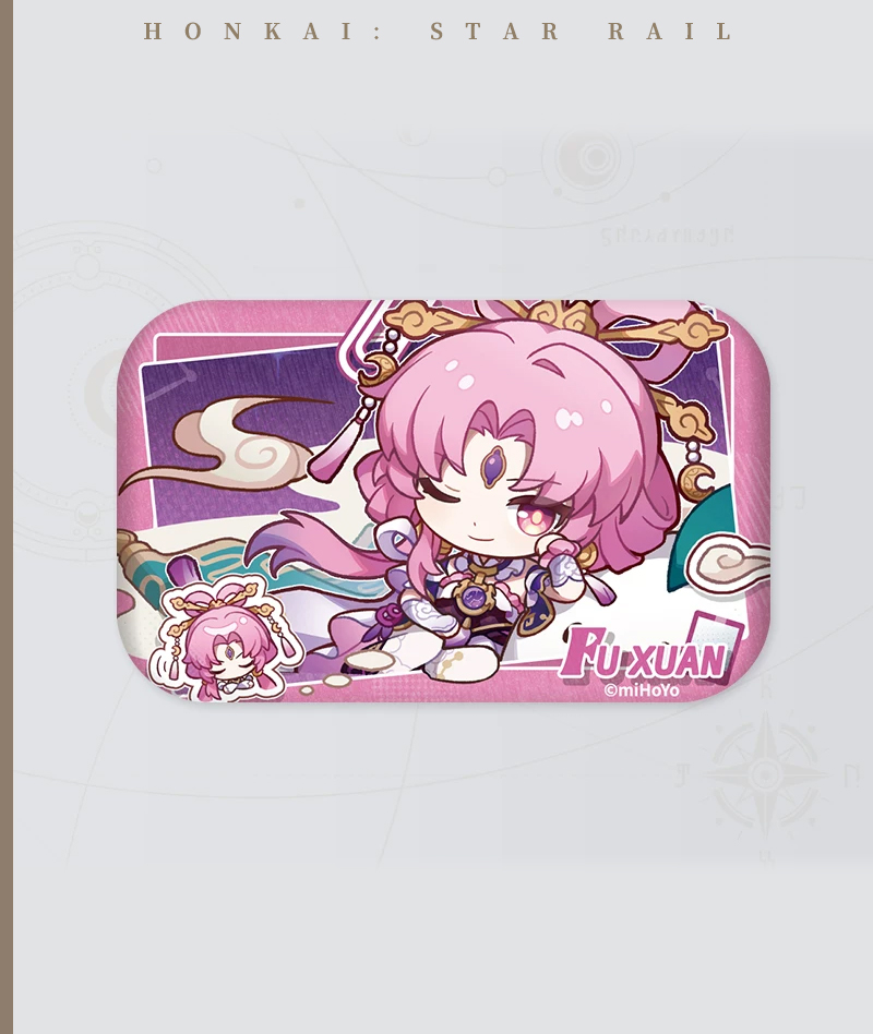 143-[Copy]HSR Cyrene Collection: Love Badge, Stand & Metal Bookmark