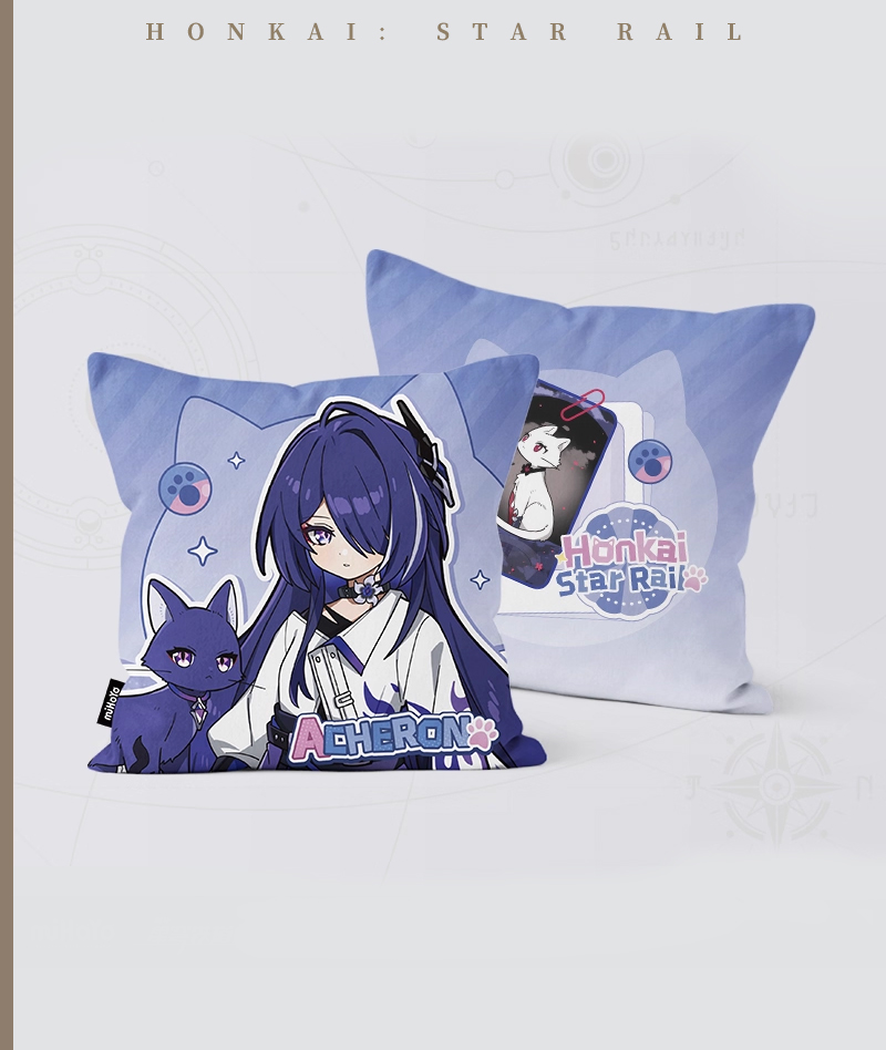 [Official Merch] HSR Chibi Cat Series Throw Pillow