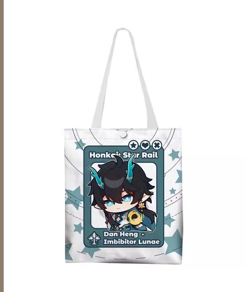 Honkai: Star Rail Chibi Canvas Tote Bag