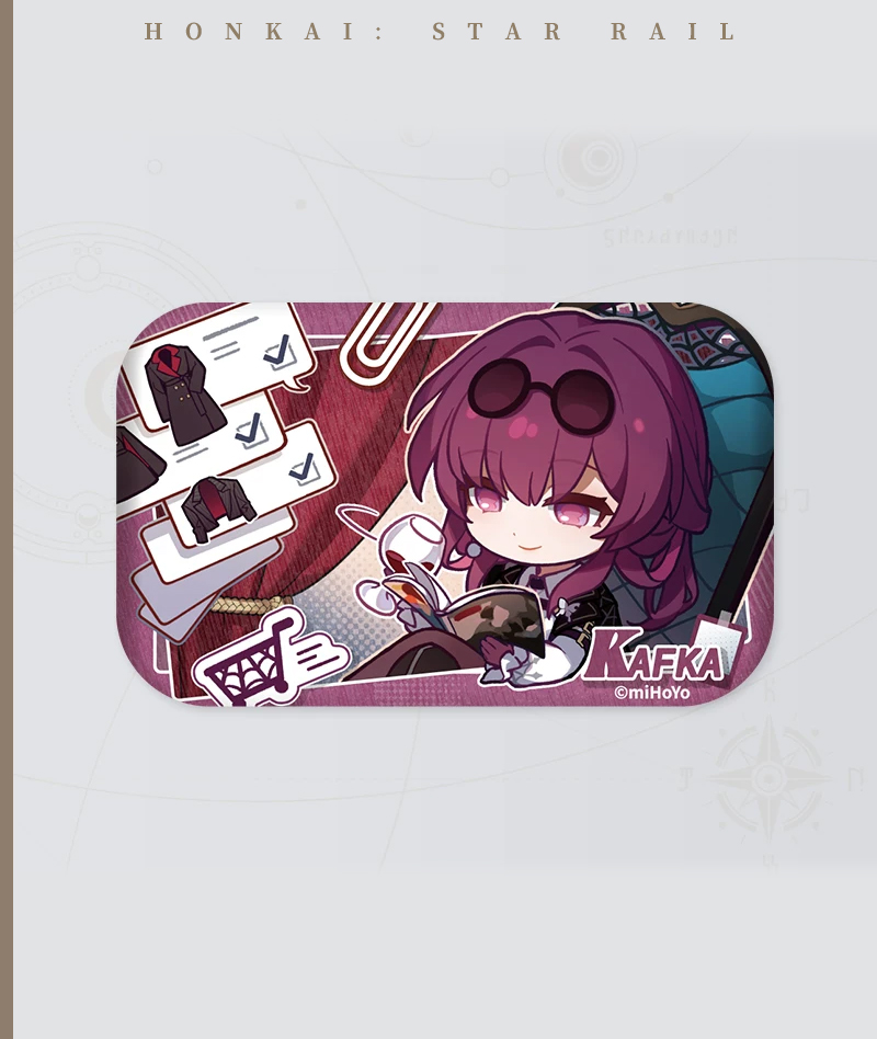 143-[Copy]HSR Cyrene Collection: Love Badge, Stand & Metal Bookmark