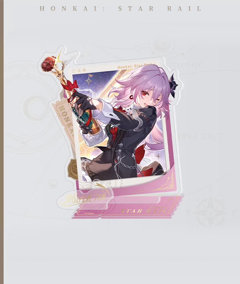 406-[Copy][Official Merch] Honkai: Star Rail Chibi Stand Adventures on the Astral Express