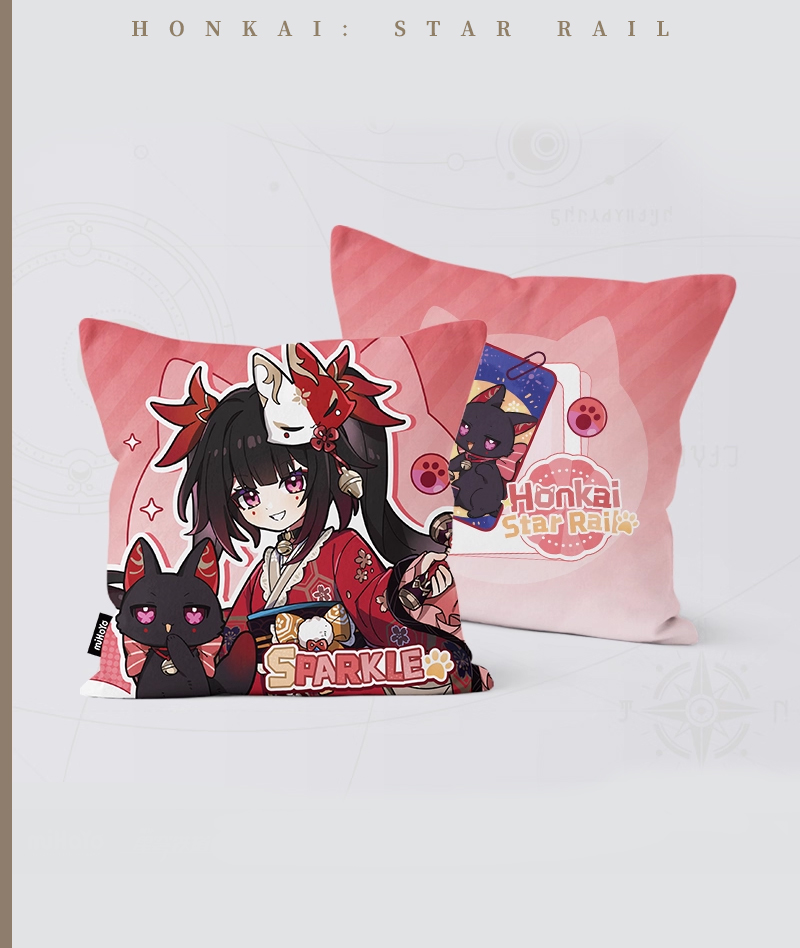 [Official Merch] HSR Chibi Cat Series Throw Pillow