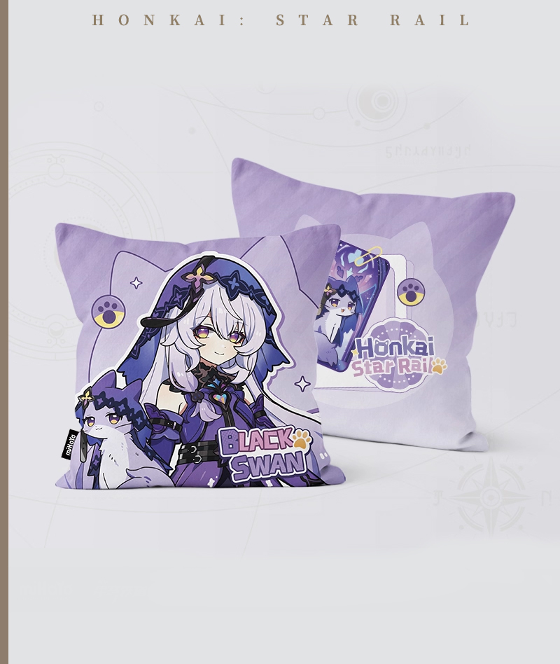 [Official Merch] HSR Chibi Cat Series Throw Pillow