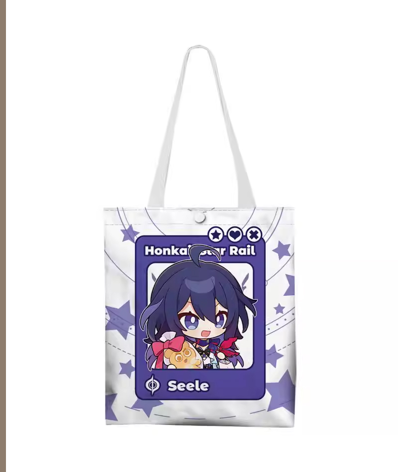 Honkai: Star Rail Chibi Canvas Tote Bag