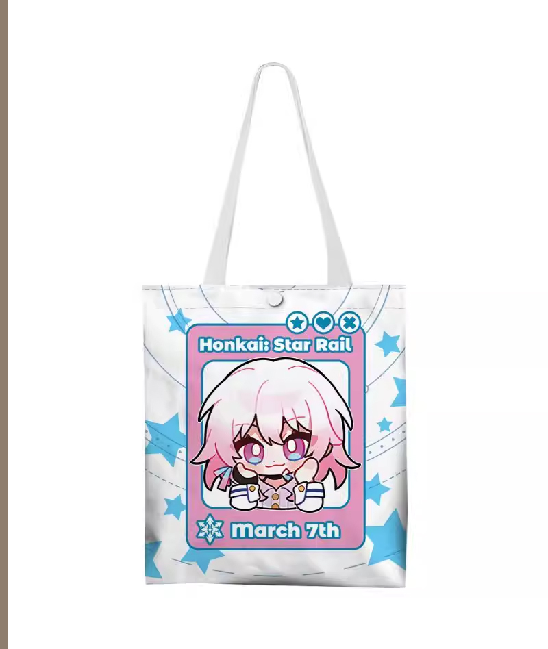 Honkai: Star Rail Chibi Canvas Tote Bag