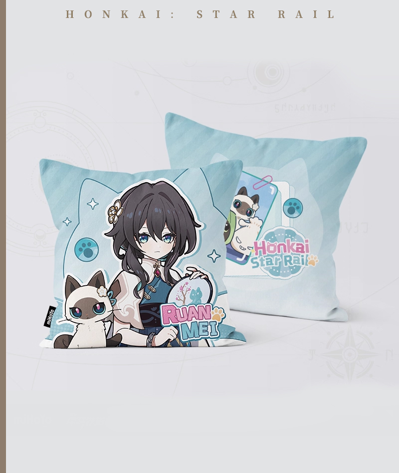 [Official Merch] HSR Chibi Cat Series Throw Pillow