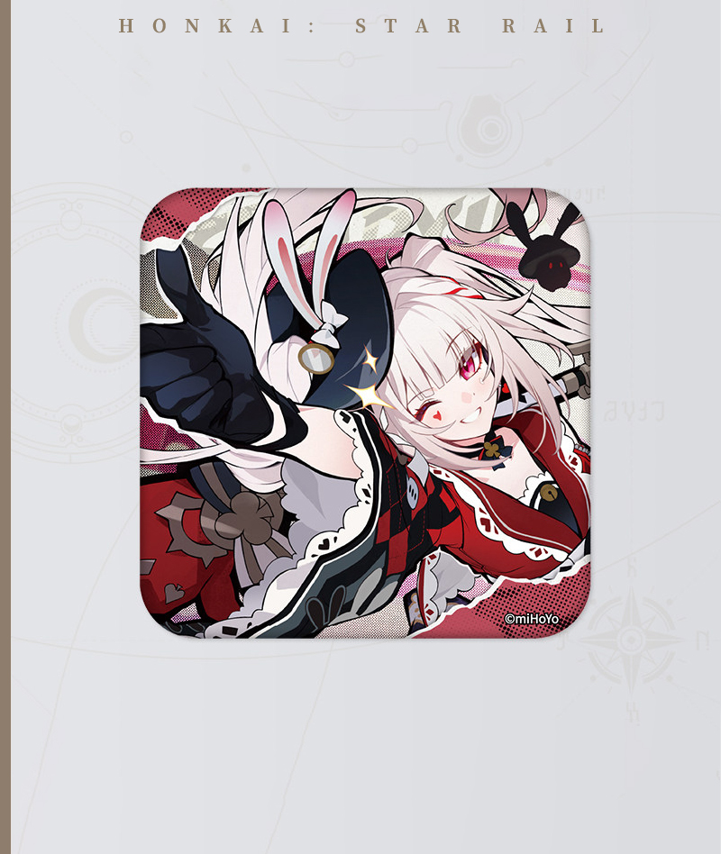 [Official Merch] Honkai: Star Rail Aha Universe Series Square Badge