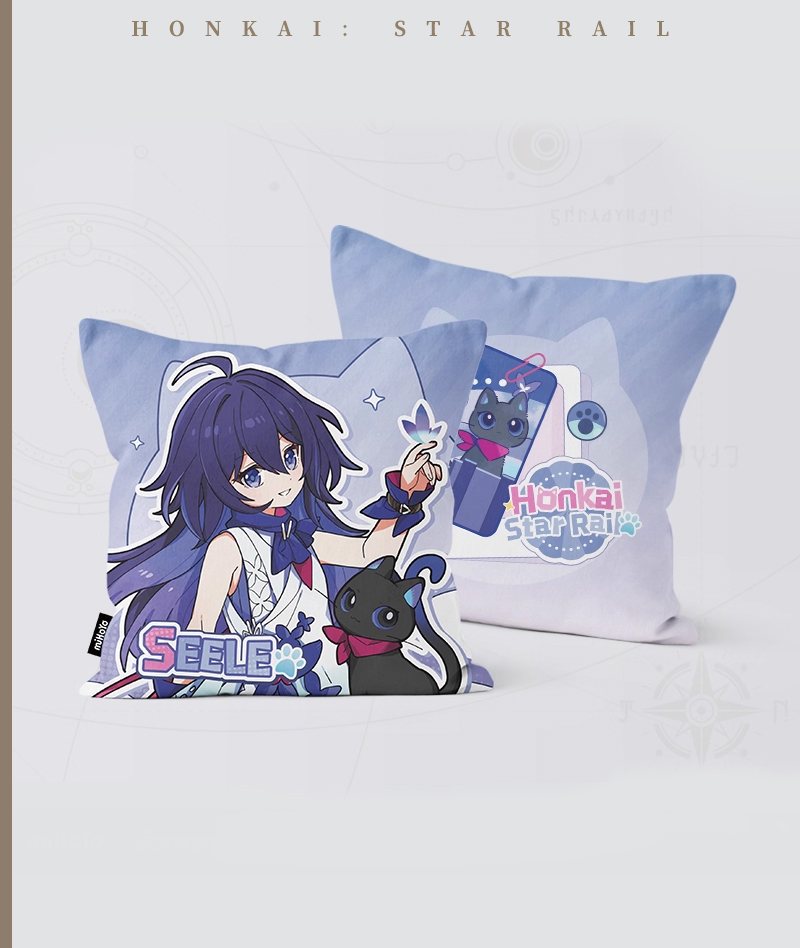 [Official Merch] HSR Chibi Cat Series Throw Pillow
