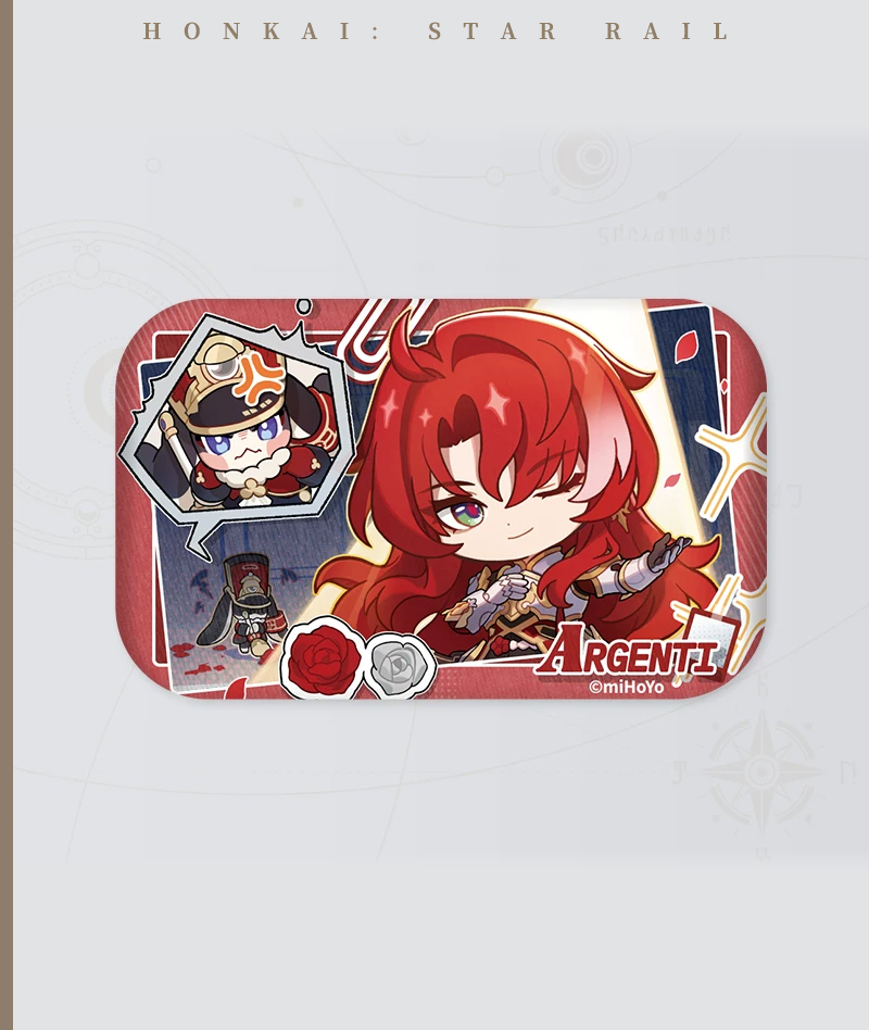 143-[Copy]HSR Cyrene Collection: Love Badge, Stand & Metal Bookmark
