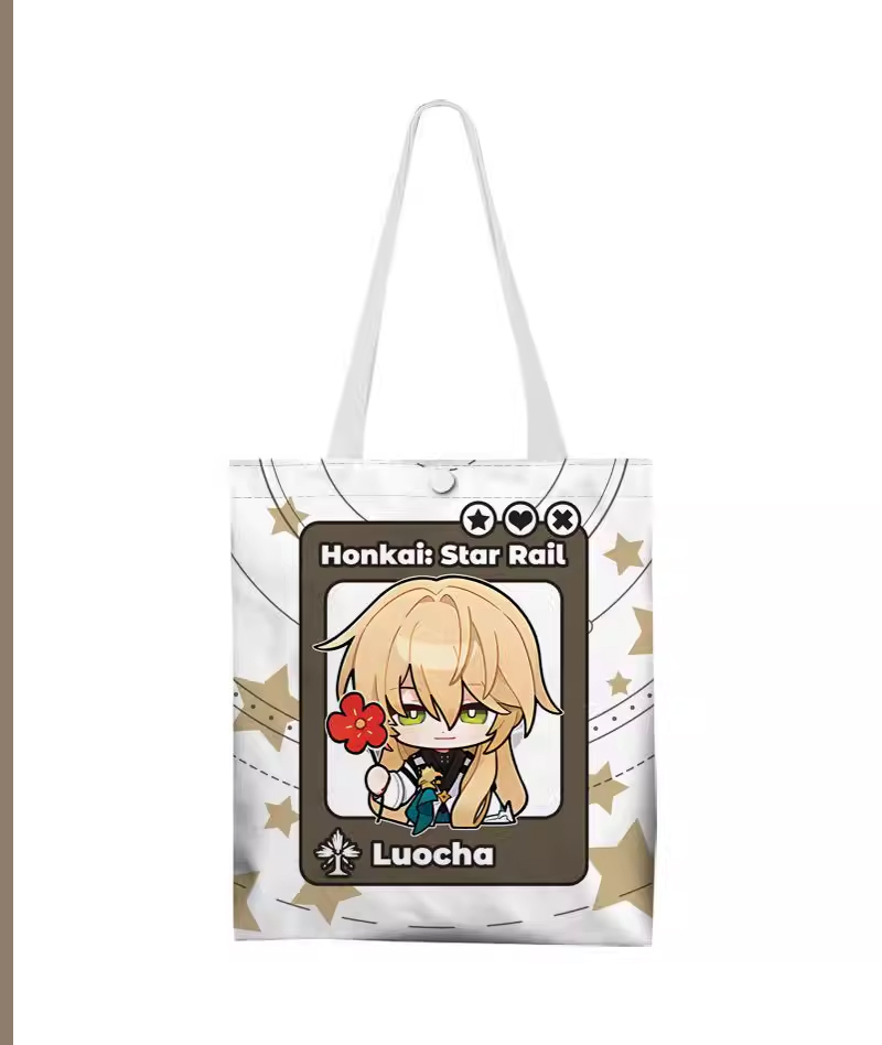 Honkai: Star Rail Chibi Canvas Tote Bag