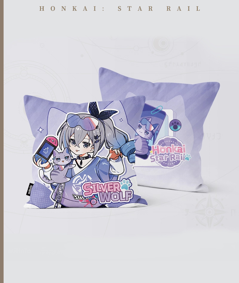 [Official Merch] HSR Chibi Cat Series Throw Pillow