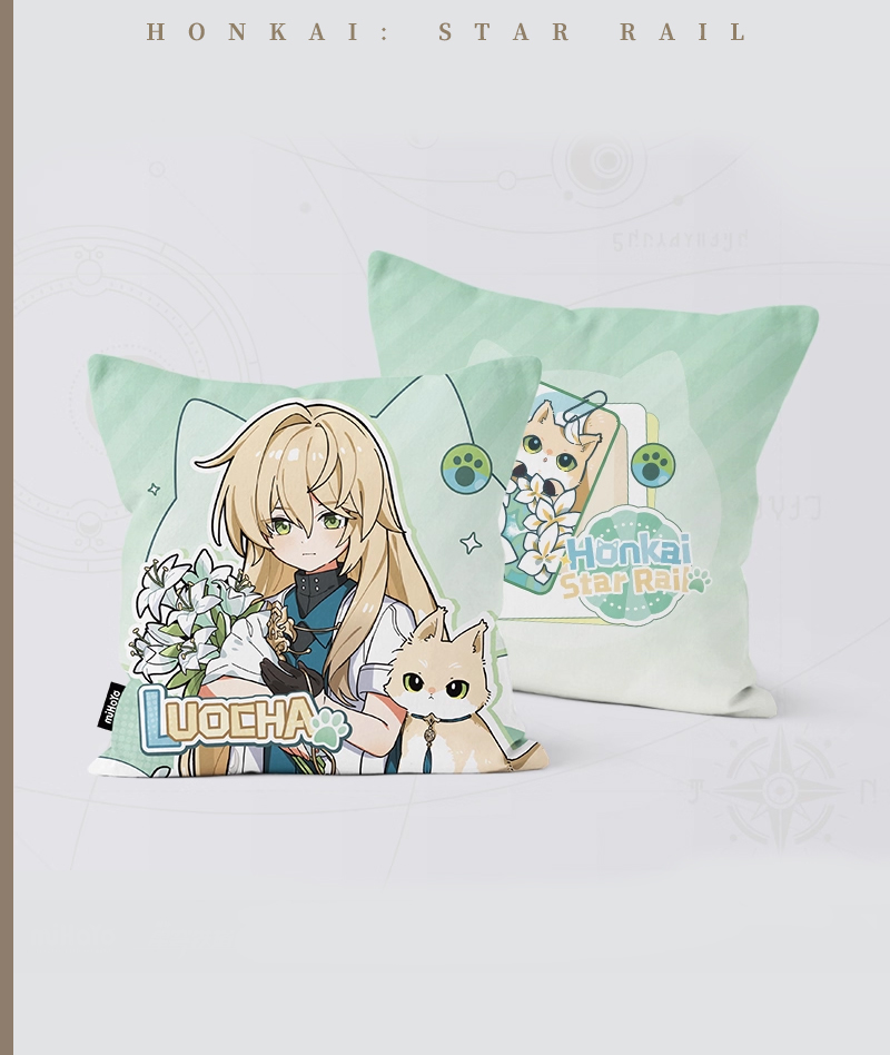 [Official Merch] HSR Chibi Cat Series Throw Pillow