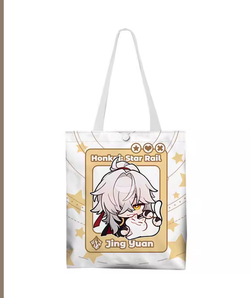 Honkai: Star Rail Chibi Canvas Tote Bag