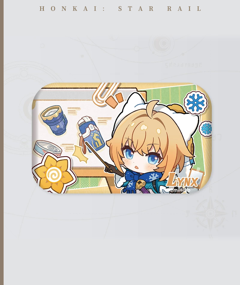 143-[Copy]HSR Cyrene Collection: Love Badge, Stand & Metal Bookmark
