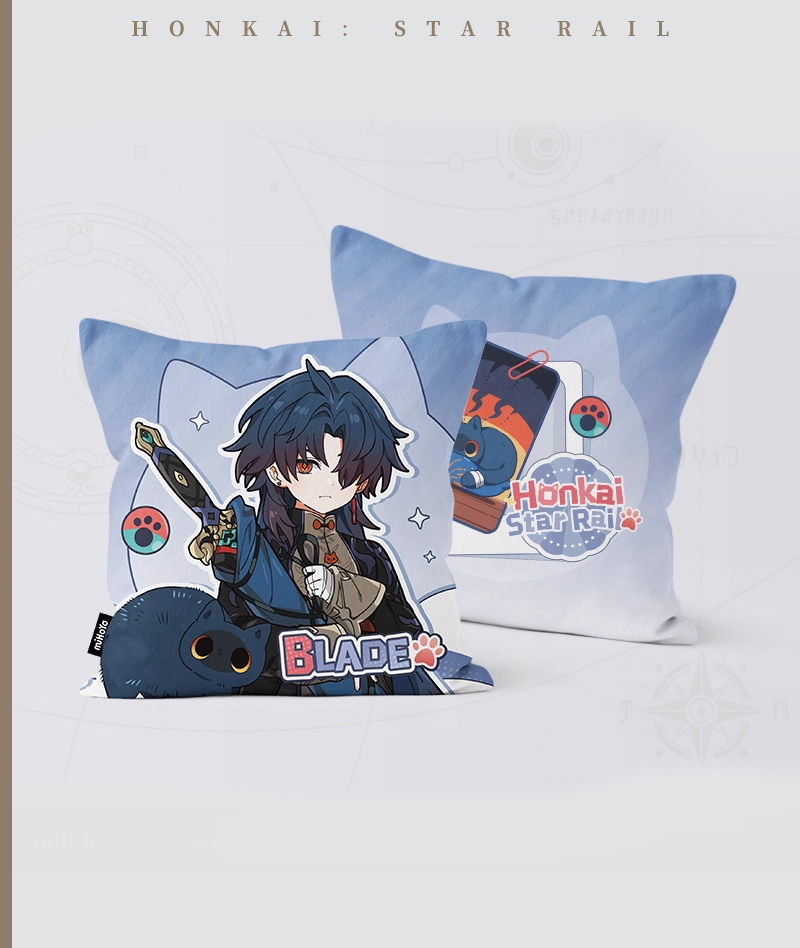 [Official Merch] HSR Chibi Cat Series Throw Pillow