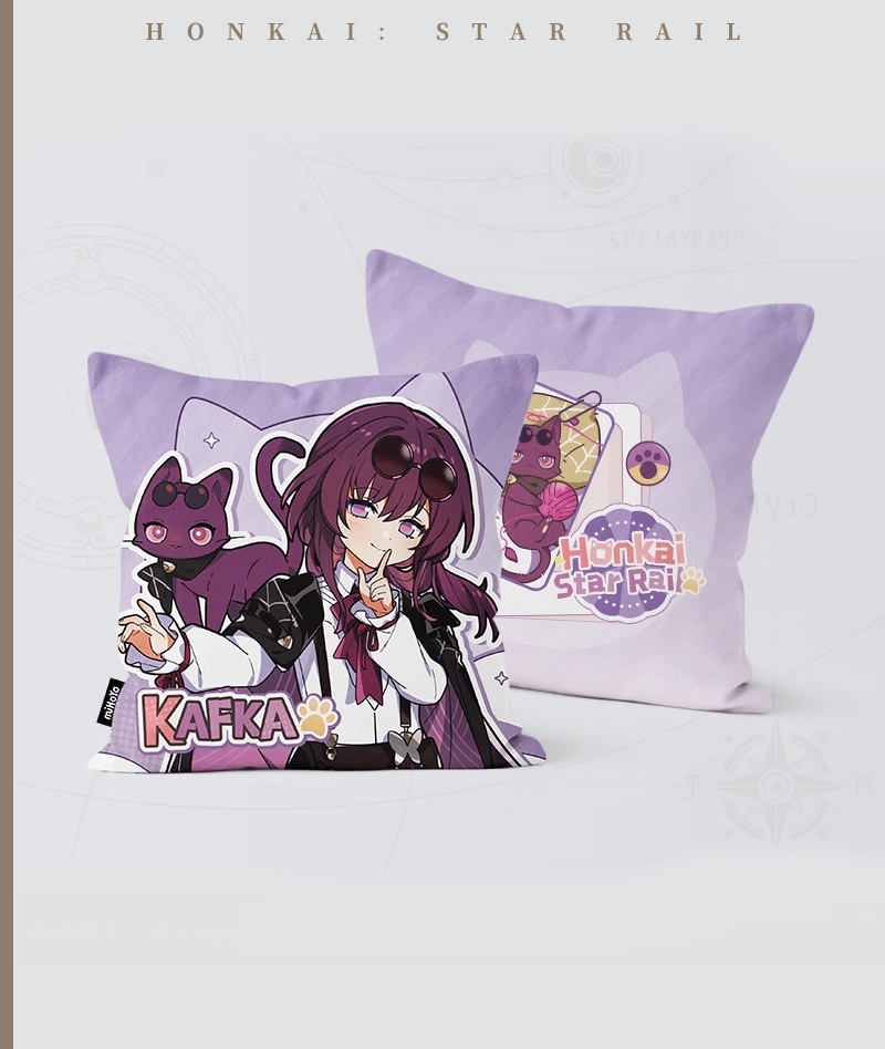 [Official Merch] HSR Chibi Cat Series Throw Pillow