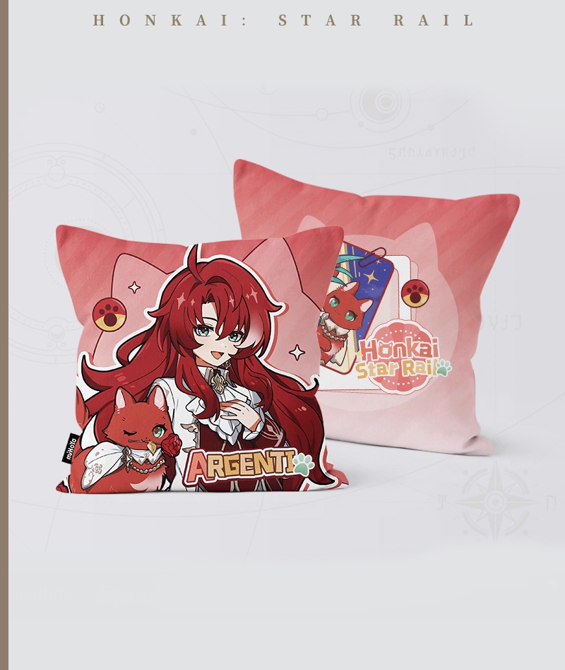 [Official Merch] HSR Chibi Cat Series Throw Pillow