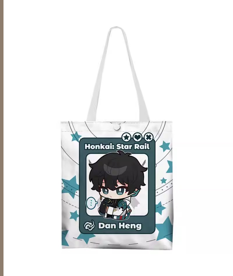 Honkai: Star Rail Chibi Canvas Tote Bag