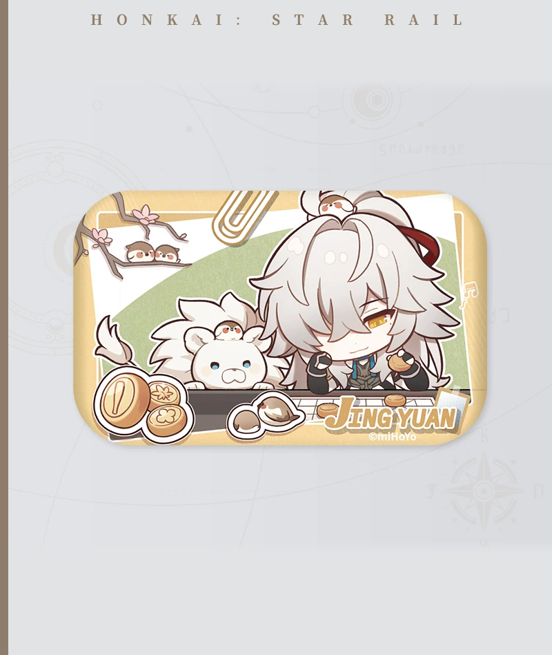 143-[Copy]HSR Cyrene Collection: Love Badge, Stand & Metal Bookmark