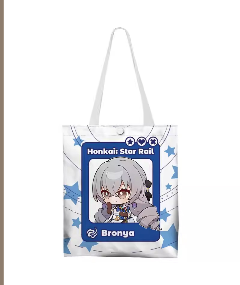 Honkai: Star Rail Chibi Canvas Tote Bag