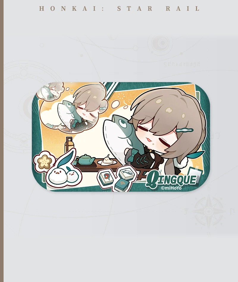 143-[Copy]HSR Cyrene Collection: Love Badge, Stand & Metal Bookmark