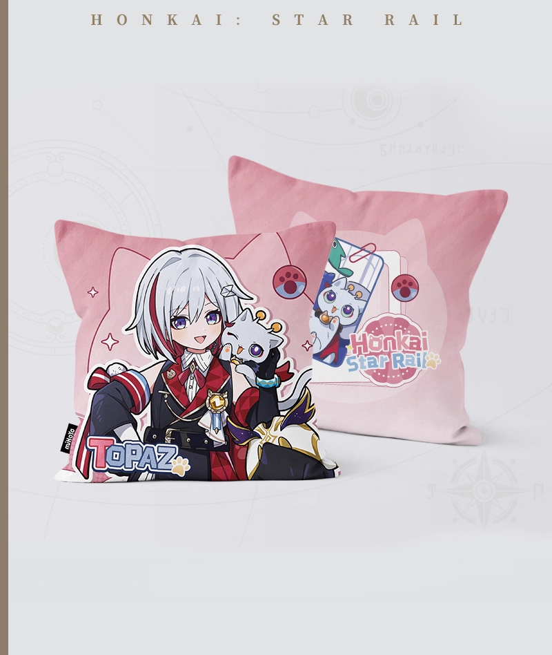 [Official Merch] HSR Chibi Cat Series Throw Pillow