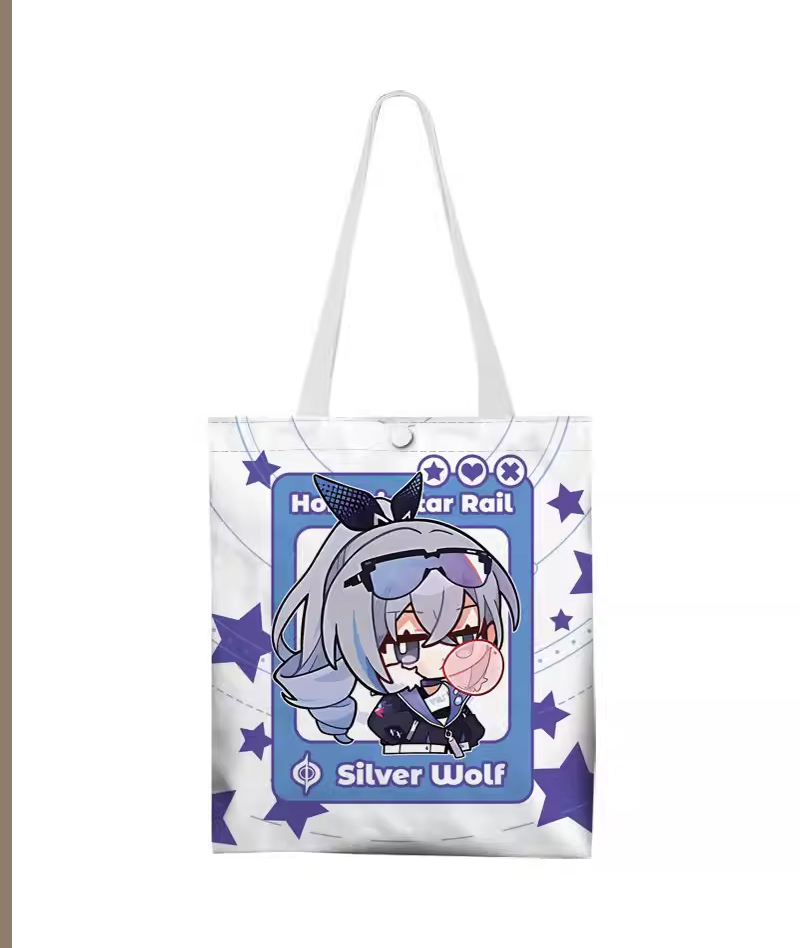 Honkai: Star Rail Chibi Canvas Tote Bag