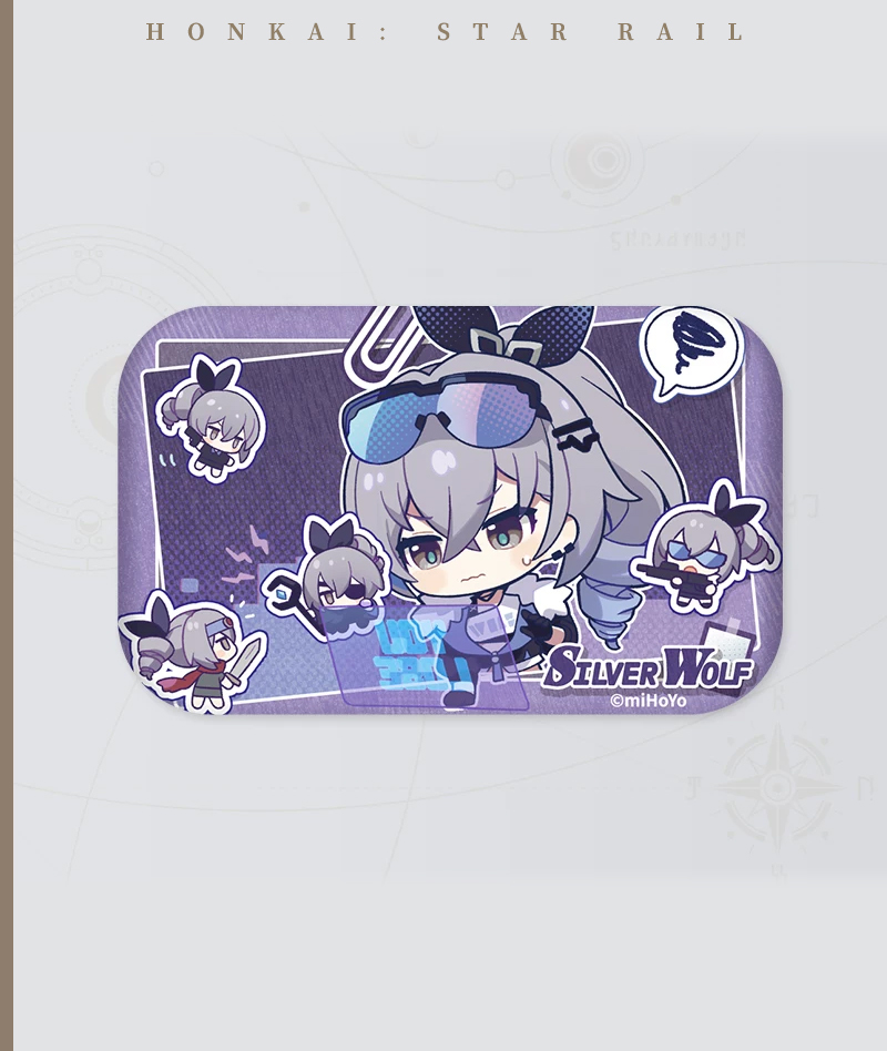143-[Copy]HSR Cyrene Collection: Love Badge, Stand & Metal Bookmark