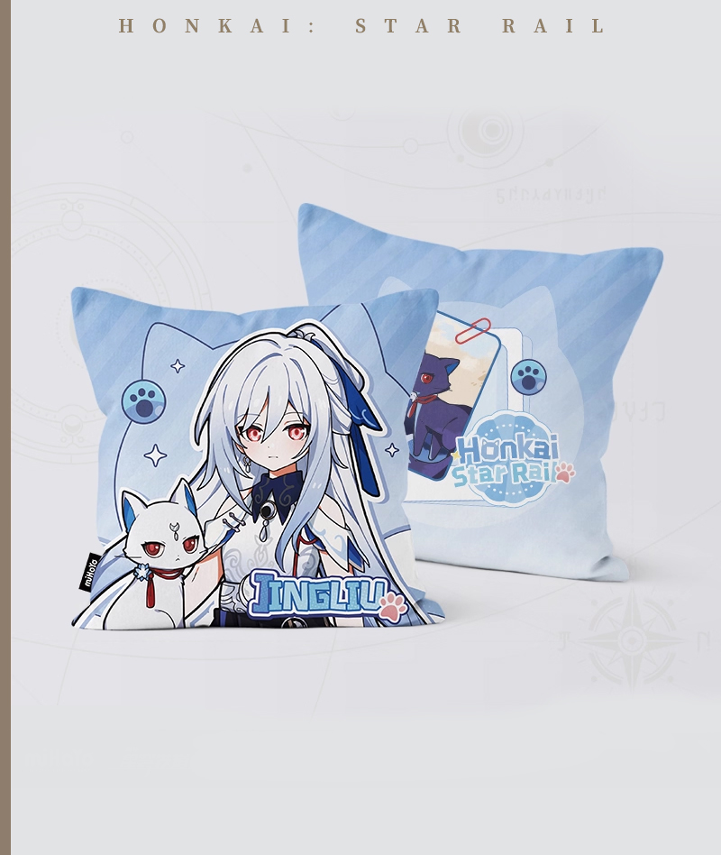 [Official Merch] HSR Chibi Cat Series Throw Pillow