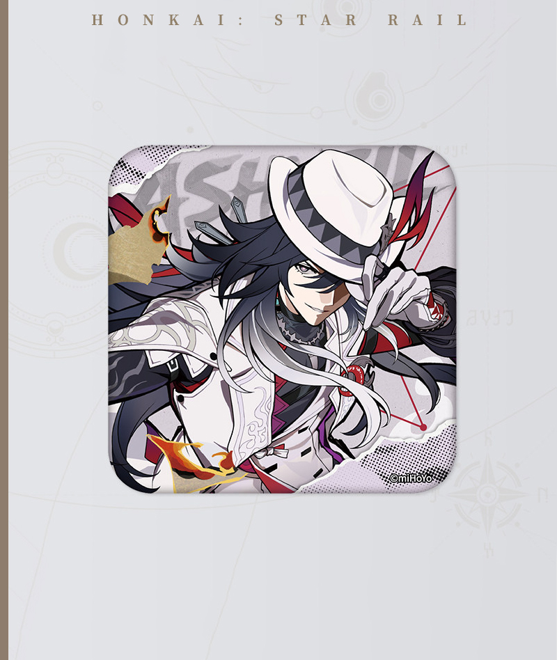 [Official Merch] Honkai: Star Rail Aha Universe Series Square Badge
