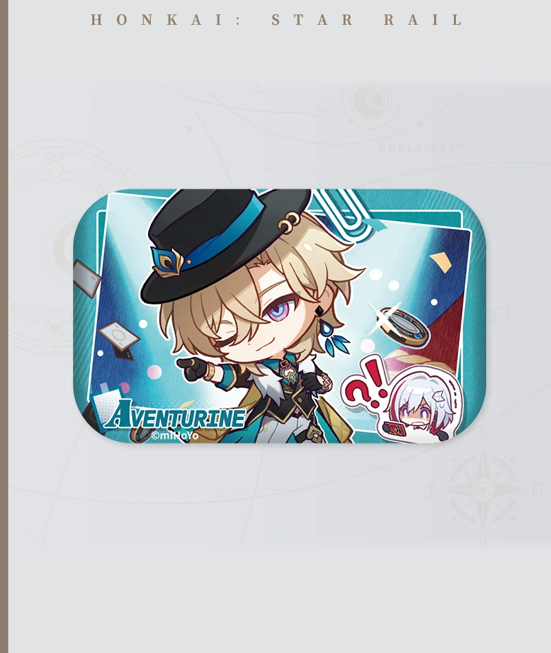 143-[Copy]HSR Cyrene Collection: Love Badge, Stand & Metal Bookmark