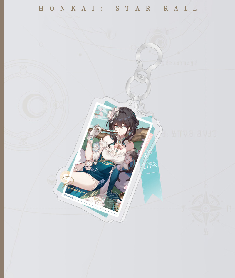 [Official Merch] HSR Ruan Mei Badge & Stand Plumblossom Letter Series