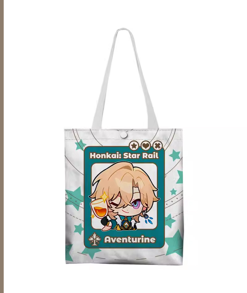 Honkai: Star Rail Chibi Canvas Tote Bag