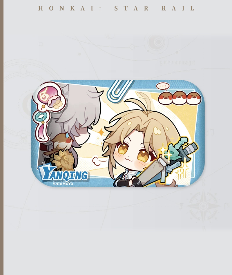 143-[Copy]HSR Cyrene Collection: Love Badge, Stand & Metal Bookmark