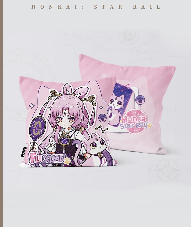[Official Merch] HSR Chibi Cat Series Throw Pillow