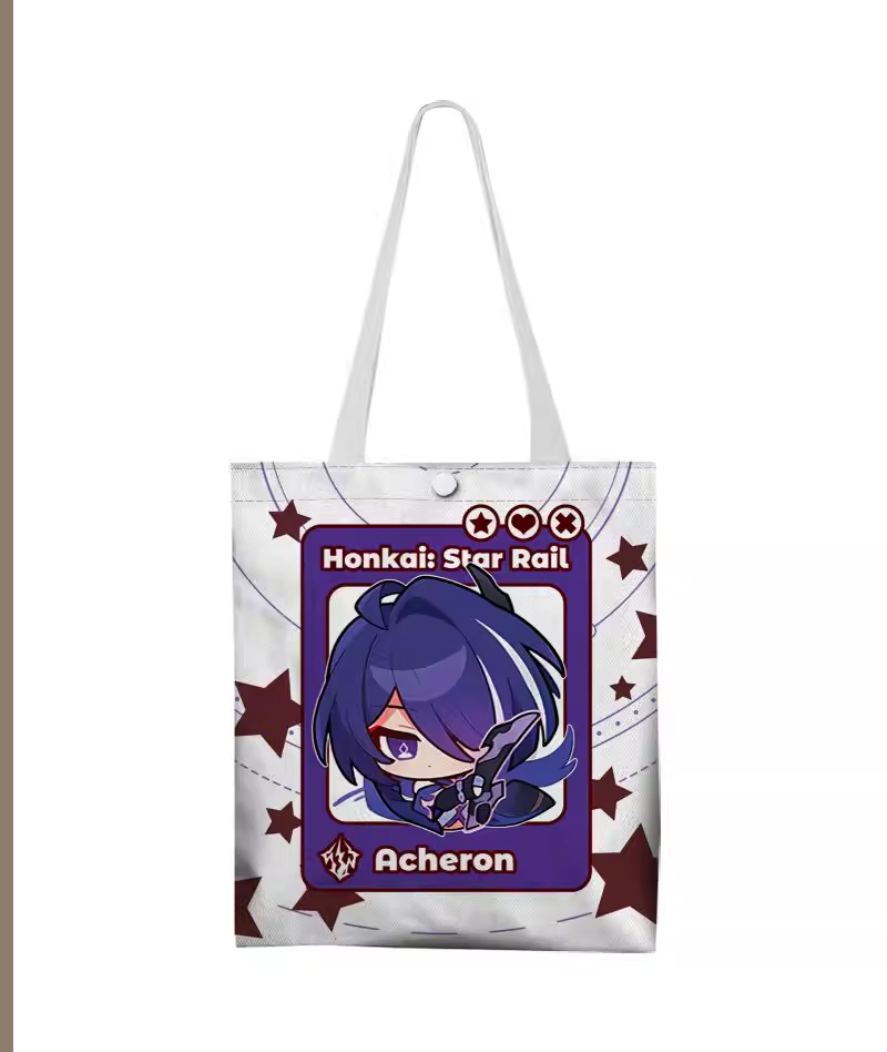 Honkai: Star Rail Chibi Canvas Tote Bag
