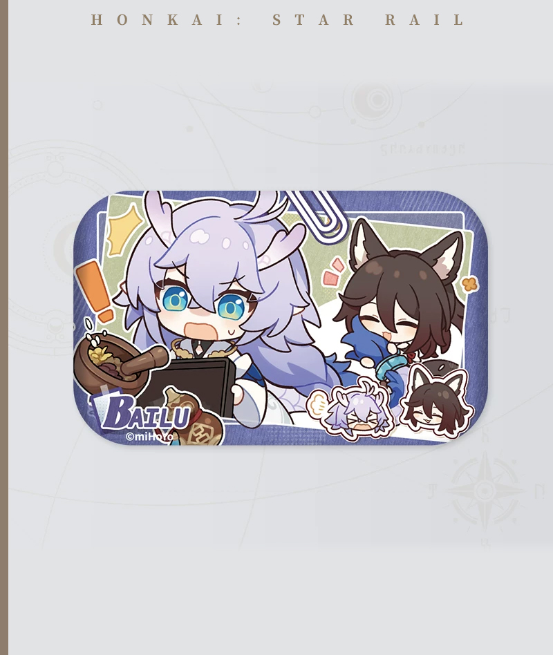 143-[Copy]HSR Cyrene Collection: Love Badge, Stand & Metal Bookmark