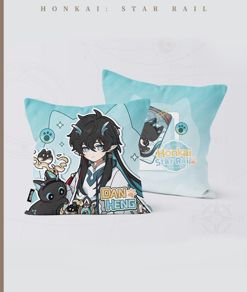 [Official Merch] HSR Chibi Cat Series Throw Pillow