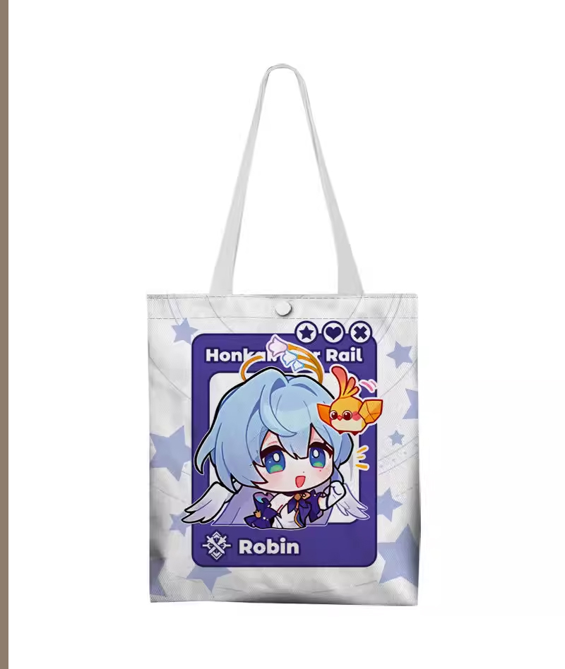 Honkai: Star Rail Chibi Canvas Tote Bag
